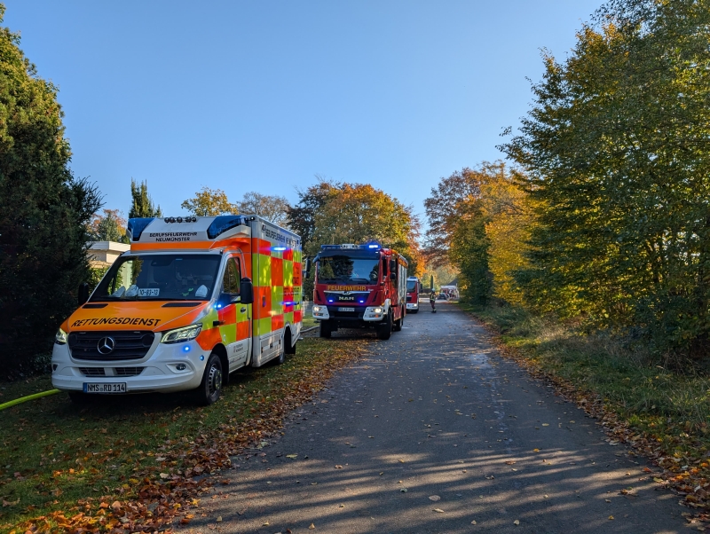 Einsatzfoto Garagenbrand