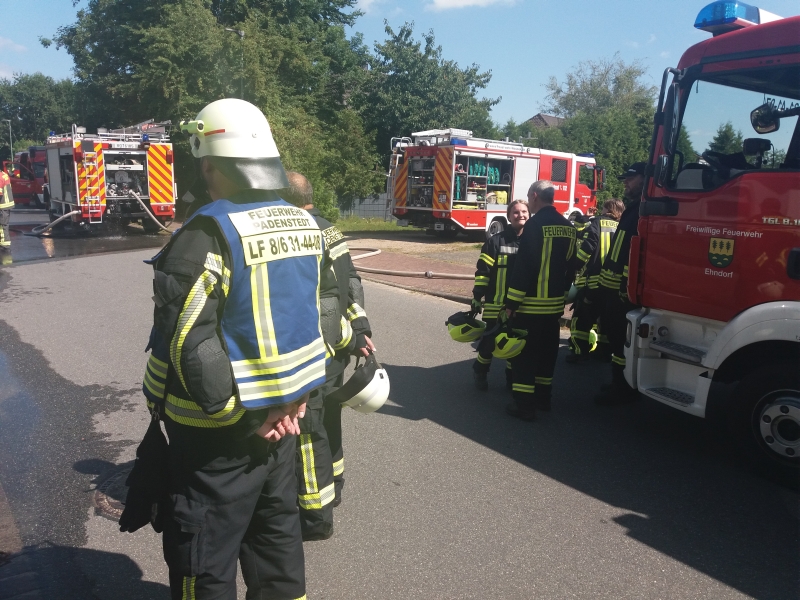 Einsatzfoto Brennt Einfamilienhaus