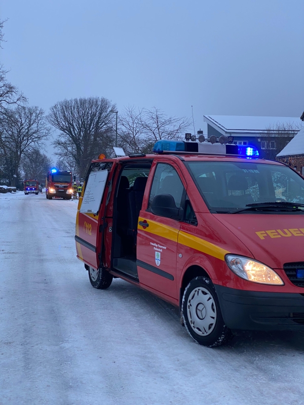 Einsatzfoto Brennt Heizung in der Decke