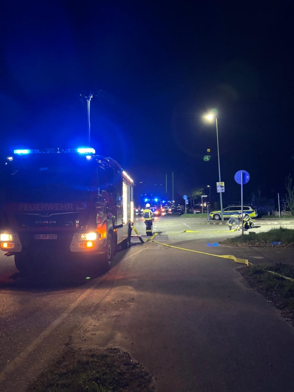Einsatzfoto Brennt Garage
